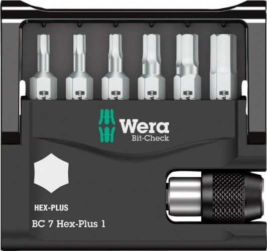 Набор насадок WERA Bit-Check Hex-Plus 8040-6 WE-056168 WE-056168 - изображение 2
