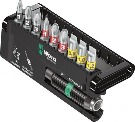 Набор насадок WERA Bit-Check – Rapidaptor 8700-9/BTZ, WE-056374 WE-056374