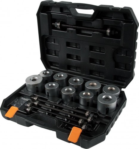 Набор оправок для монтажа/демонтажа сайлентблоков AFFIX кейс, 34-80 мм, 27 пред. AF11020027C - изображение 2