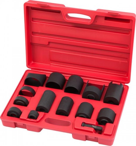 Набор оправок МАСТАК для монтажа и демонтажа сайлентблоков 100-56014C 100-56014C