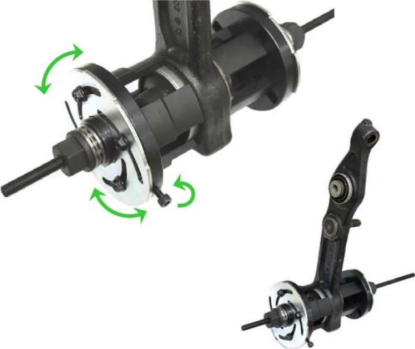 Набор оправок МАСТАК для монтажа и демонтажа сайлентблоков 110-20006C 110-20006C - изображение 3