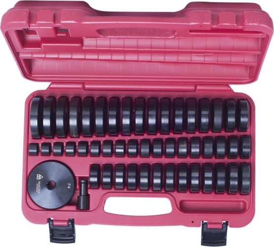 Набор оправок МАСТАК для монтажа и демонтажа подшипников 49 предметов 100-20049C 100-20049C - изображение 2