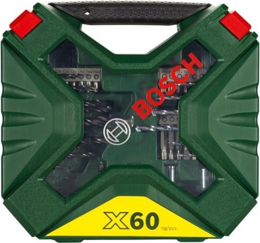 Набор оснастки универсальный BOSCH Х-Line NEW GENERATION 60 предметов 2607010611 - изображение 2