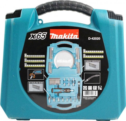 Набор оснастки универсальный  MAKITA 65 предметов CIRCLE SERIES D-42020 - изображение 2