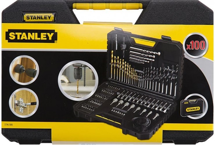 Набор оснастки универсальный  STANLEY STA7205-XJ FAMILY 100 предметов - изображение 2