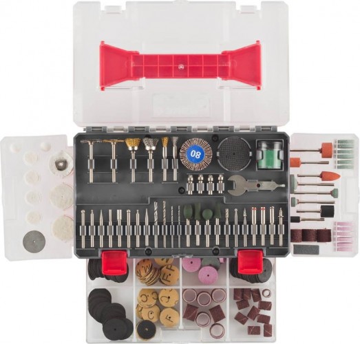 Набор оснастки универсальный ЗУБР для гравировальных машин 349 предметов 35905-H349 35905-H349 - изображение 2