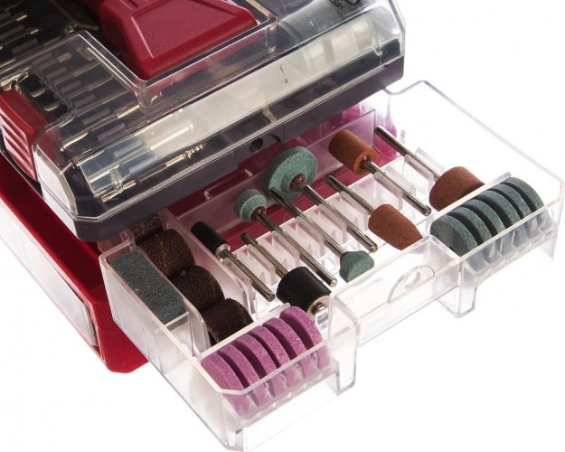 Набор оснастки универсальный ЗУБР для гравировальных машин 349 предметов 35905-H349 35905-H349 - изображение 5