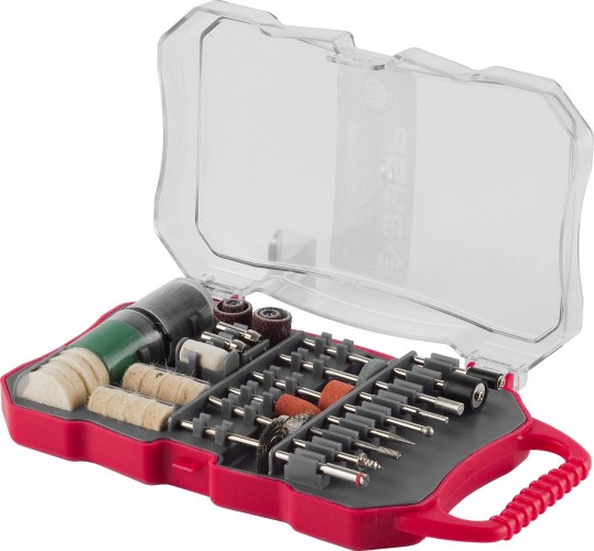 Набор оснастки универсальный ЗУБР для гравировальных машин 70 предметов 35906-H70 35906-H70