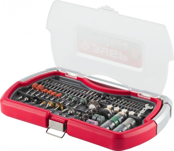 Набор оснастки универсальный ЗУБР для гравировальных машин 206 предметов 35904-H206 35904-H206