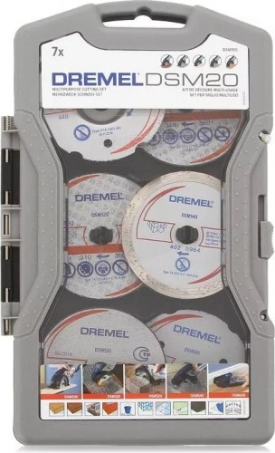 Набор отрезных дисков DREMEL DSM20 универсальный (7 предметов) 2615S705JA