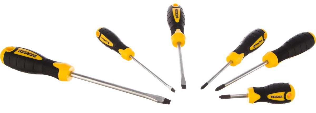 Набор отверток BERGER BG1061 6 пр.