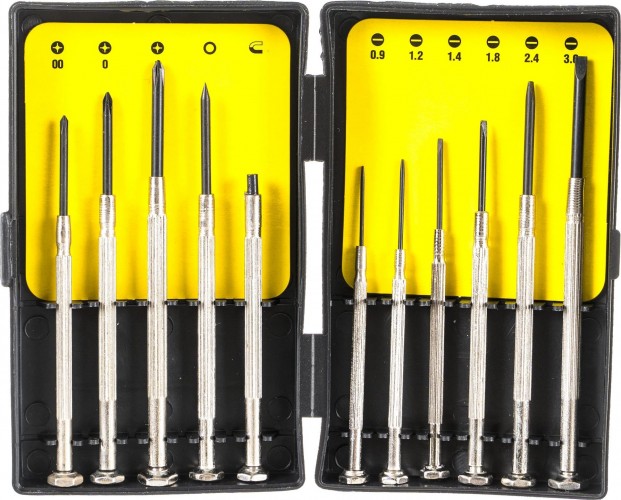 Набор отверток часовые для особоточных работ STAYER MASTER 11 предметов, 2560-H11_z02 2560-H11_z02 - изображение 2