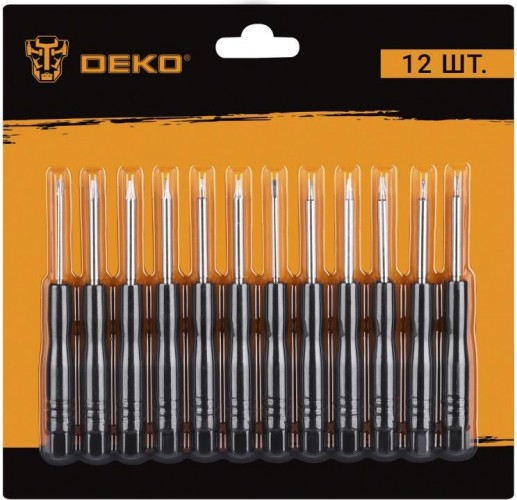 Набор отверток DEKO SS12 прецизионных для точных работ (12 предметов) 065-0591 - изображение 4