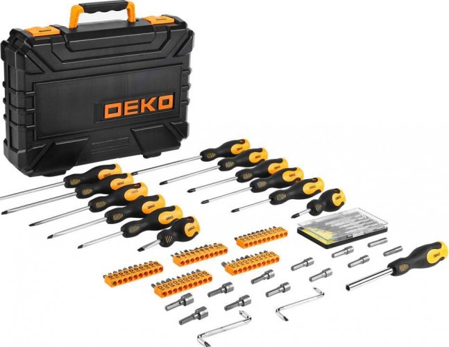 Набор отверток DEKO SS83 профессиональных и бит в чемодане (83 предмета) 065-0606 - изображение 2