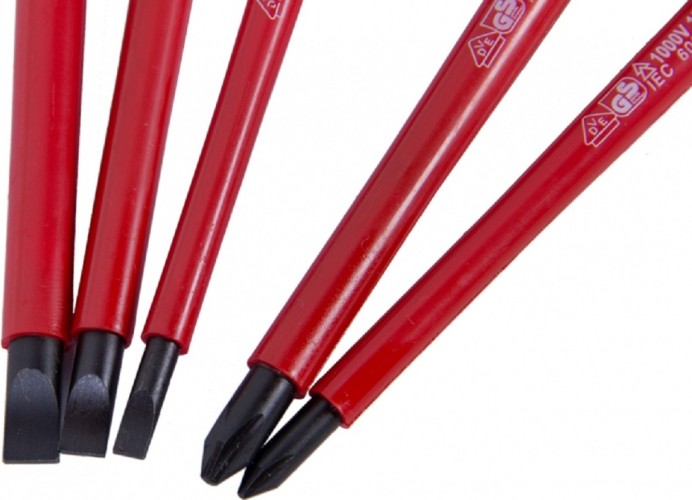 Набор отверток диэлектрических KING TONY 30615MR 5 предметов - изображение 2