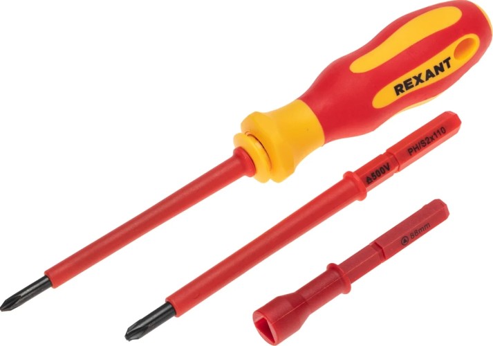 Набор отверток диэлектрических REXANT 12-4773-3 14 предметов - изображение 3