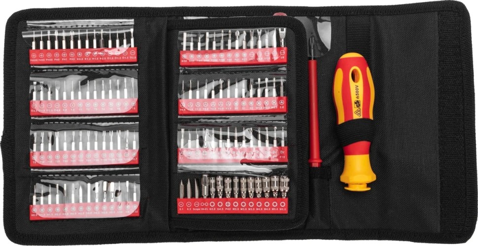 Набор отверток диэлектрических REXANT 12-4772-3 123 предмета