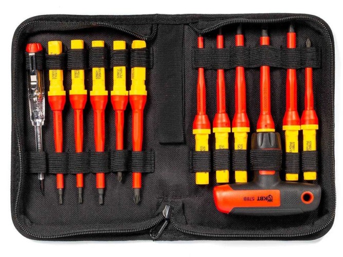 Набор отверток диэлектрических КВТ НИО-4412 "Профи" 87128