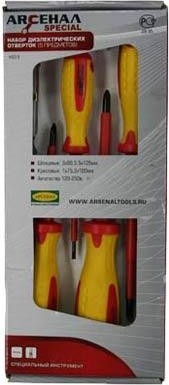 Набор отверток диэлектрических АРСЕНАЛ НОЭ-5 1042070 1042070