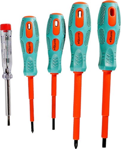Набор отверток диэлектрических Sturm 1040-03-BSE5 5 шт, crv
