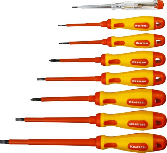 Набор отверток диэлектрических KRAFTOOL X-Drive ELECTRO 250088-H8 8 предметов 250088-H8