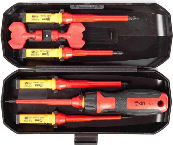 Набор отверток диэлектрических КВТ НИО-4405 "профи" 83785