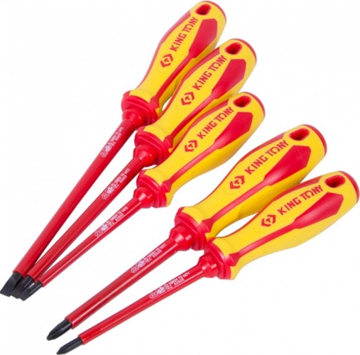 Набор отверток диэлектрических KING TONY 30615MR 5 предметов