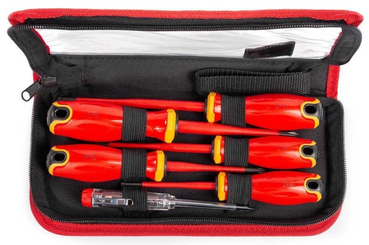 Набор отверток диэлектрических КВТ НИО-2206 серия СЛИМ 88932