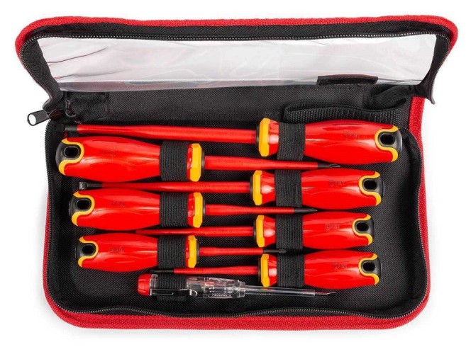 Набор отверток диэлектрических КВТ НИО-2208 серия СЛИМ 88934