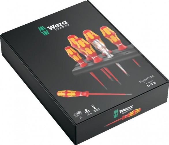 Набор отверток диэлектрических WERA Kraftform Plus 100 160 iS/7 WE-006480 WE-006480 - изображение 2