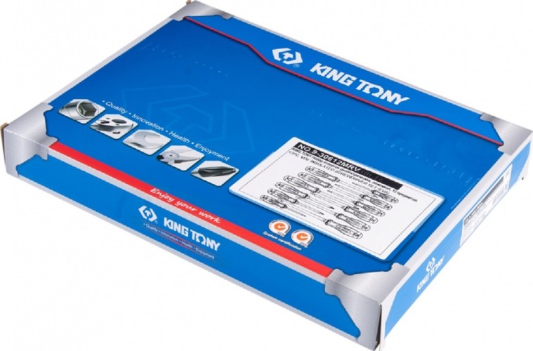 Набор отверток диэлектрических KING TONY 9-30612MRV ложемент, 12 предметов - изображение 2