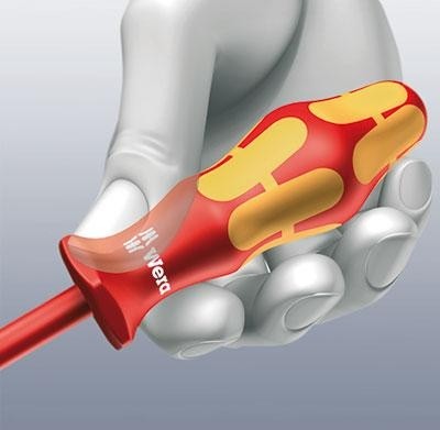 Набор отверток диэлектрических WERA Kraftform Plus 100 WE-006148 160I/165I/7     SATZ 7TLG. WE-006148 - изображение 4