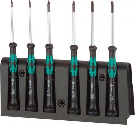 Набор отверток для электронщиков WERA Kraftform Micro 2067/6 BO SATZ 6TLG.   WE-118154 WE-118154