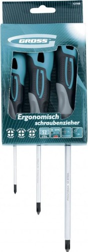 Набор отверток GROSS 3 предмета 12166 12166