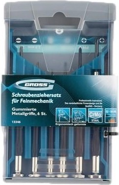 Набор отверток GROSS для точной механики 6 предметов 13346 13346 - изображение 3