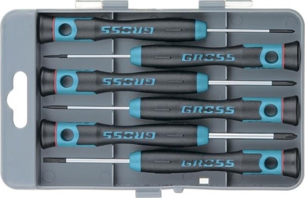Набор отверток GROSS для точной механики 6 предметов 13347 13347