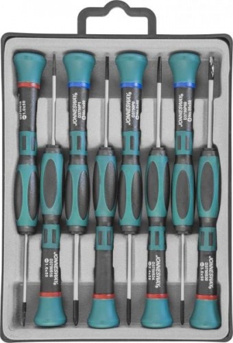 Набор отверток JONNESWAY D3750P08S для точной механики, 50 мм, 8 предметов 048654