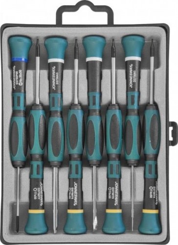 Набор отверток JONNESWAY D3750T18S для точной механики TORX®, 50 мм, 8 предметов 048334