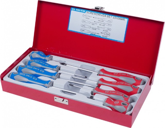 Набор отверток KING TONY 33108MR 8 предметов