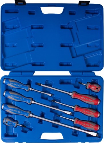 Набор отверток KING TONY 35208MR в кейсе, 8 пр. - изображение 2