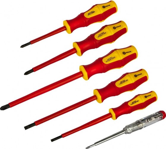 Набор отверток Кобальт 646-522 диэлектрических ultra grip cr-v (6 шт.) - изображение 3