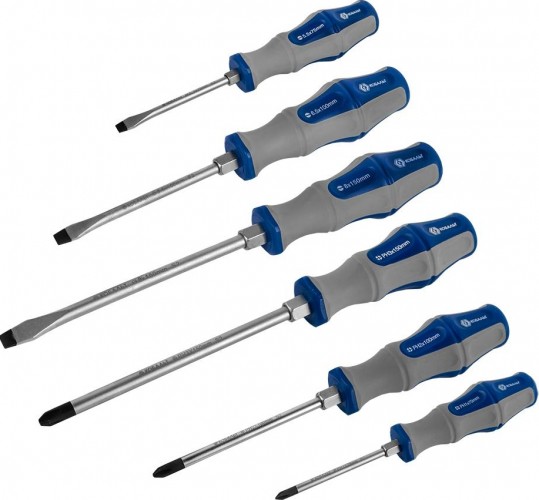 Набор отверток Кобальт 646-621 ударных ultra grip s2 (6 шт.) - изображение 3