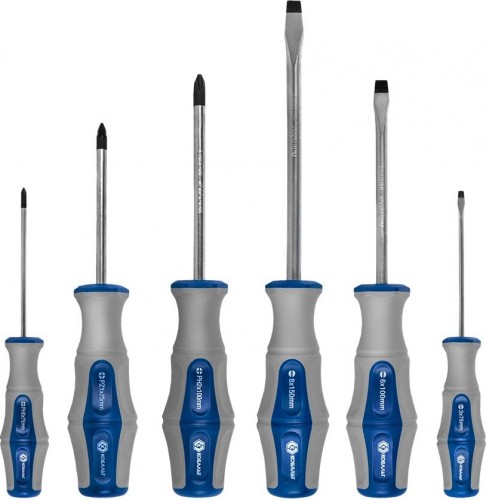 Набор отверток Кобальт 646-652 ultra grip cr-v (6 шт.) - изображение 2