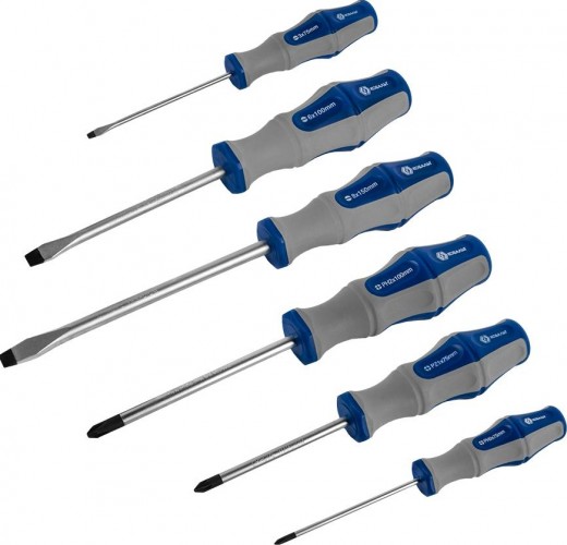 Набор отверток Кобальт 646-652 ultra grip cr-v (6 шт.) - изображение 3