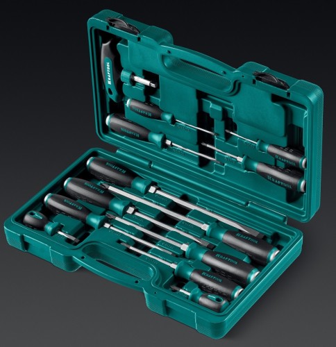 Набор отверток KRAFTOOL 25035 IMPACT ударных, сквозной стержень Cr-Mo, 13 шт - изображение 2