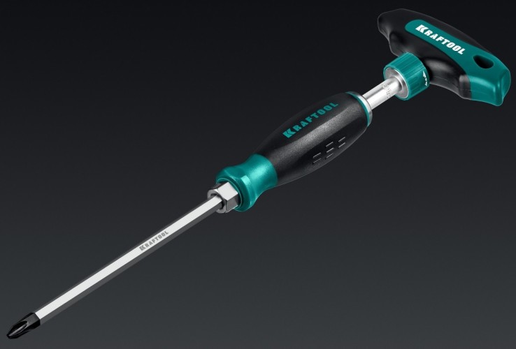 Набор отверток KRAFTOOL 25035 IMPACT ударных, сквозной стержень Cr-Mo, 13 шт - изображение 4