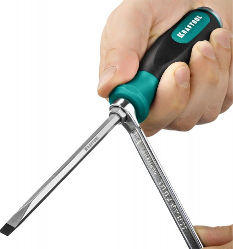 Набор отверток KRAFTOOL IMPACT ударных, сквозной стержень cr-mo, 6 шт. 25025 - изображение 3