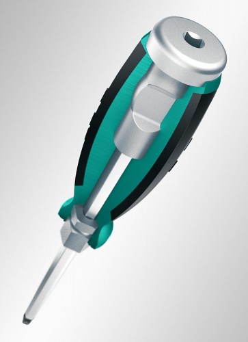 Набор отверток KRAFTOOL IMPACT ударных, сквозной стержень cr-mo, 6 шт. 25025 - изображение 5