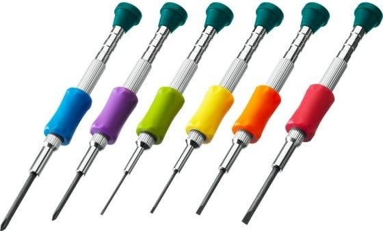 Набор отверток KRAFTOOL Precision-6 часовых для точных работ, 6 пред. 25679 - изображение 4