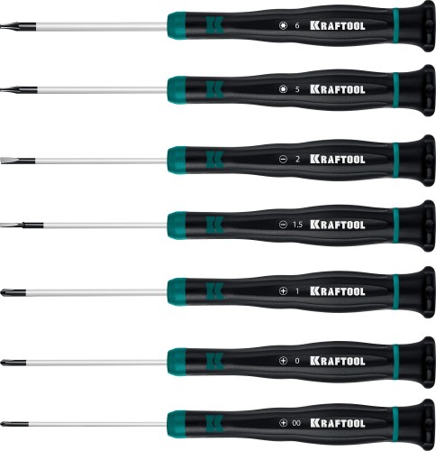 Набор отверток KRAFTOOL Precision 7 25686 - изображение 2